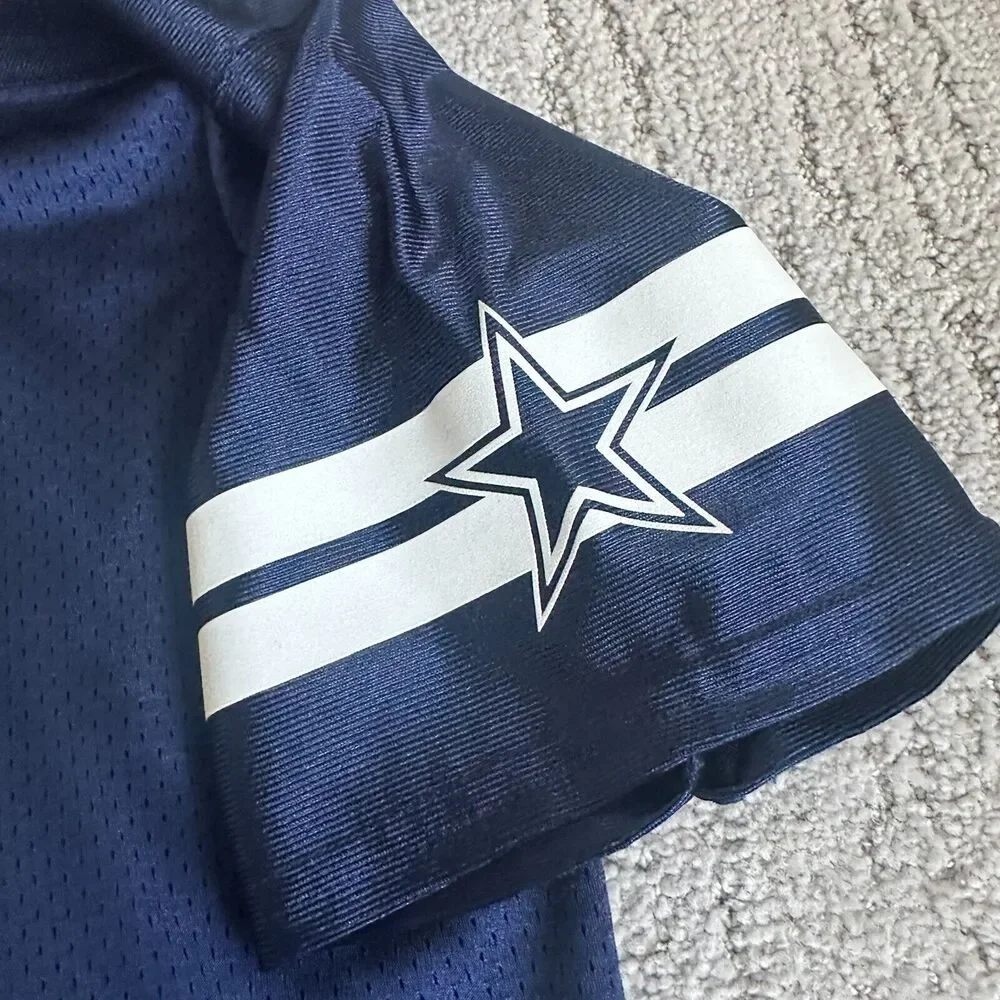 Dallas Cowboys Authentic Ezekiel Elliott #21‎ Size Youth Large Game Jersey Blue